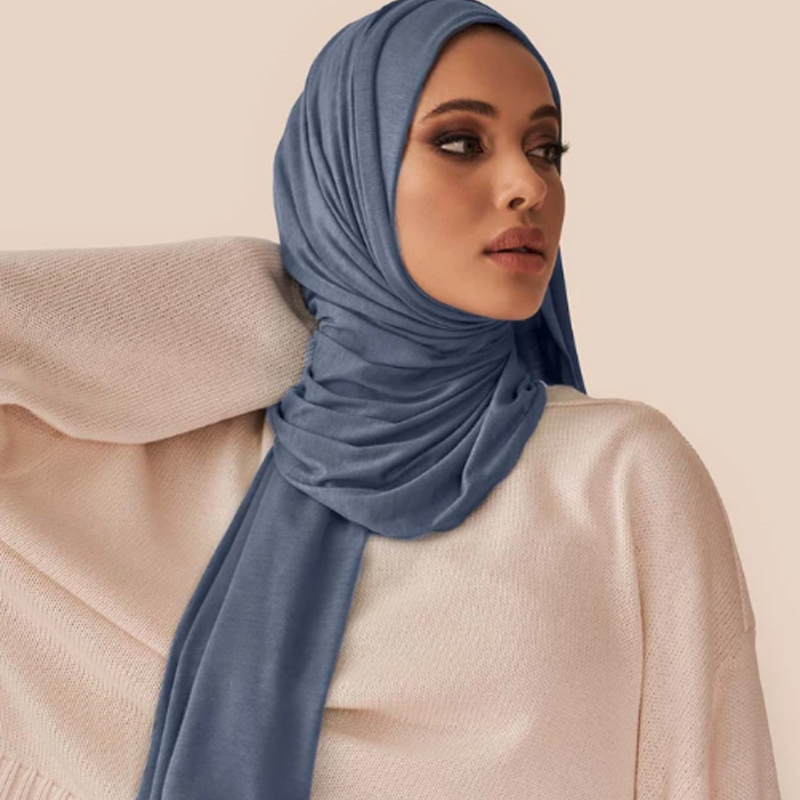 Bandana Cotton - Fashion Modal Cotton Jersey Hijab Scarf