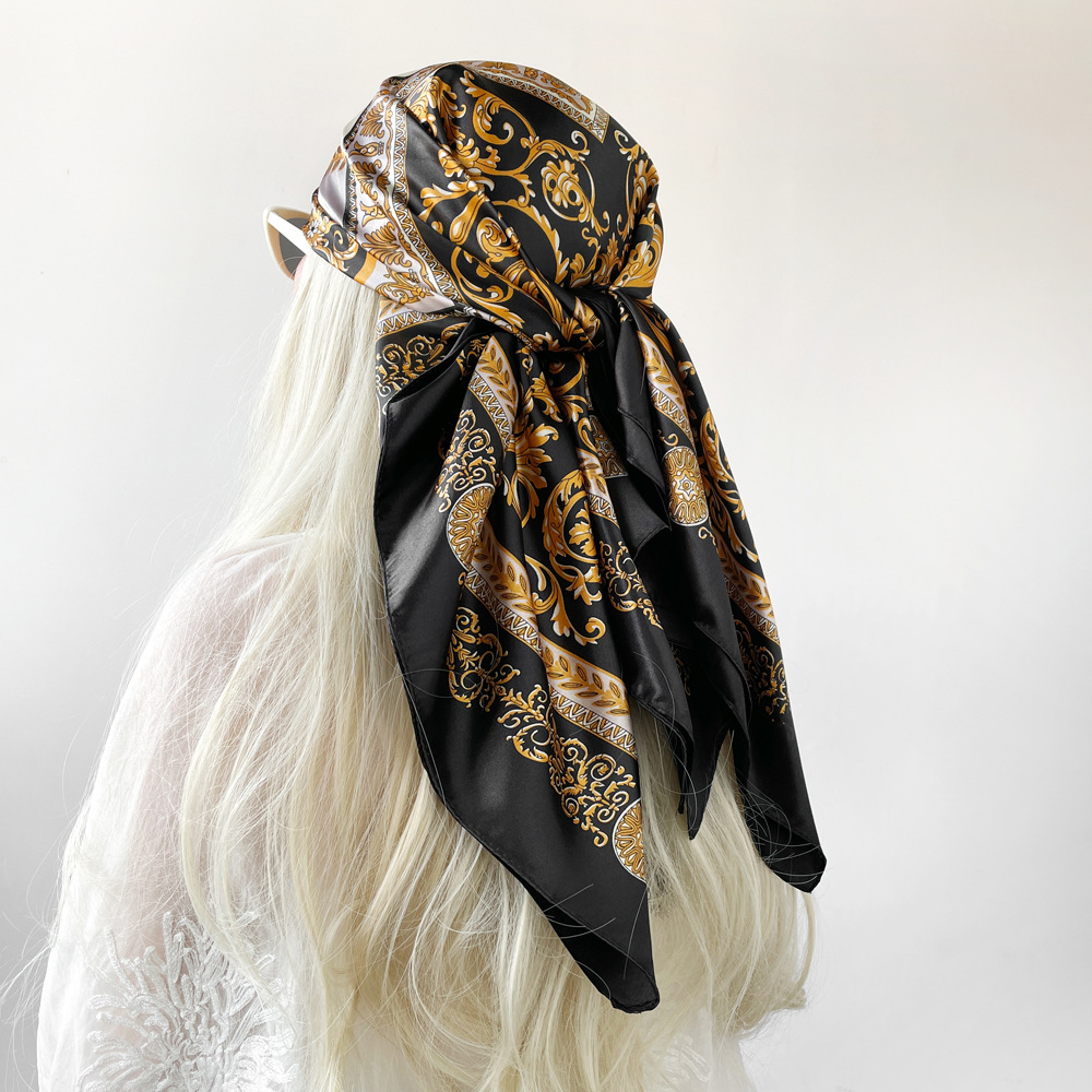 Silk Shawl Satin Square Scarf  - Silk Neck Scarf 评论和价格