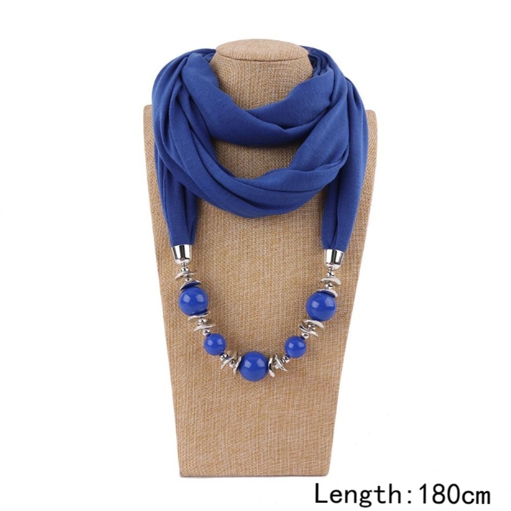 New Chiffon Scarf Necklace Bea - Infinity Scarf Knit 评论和价格