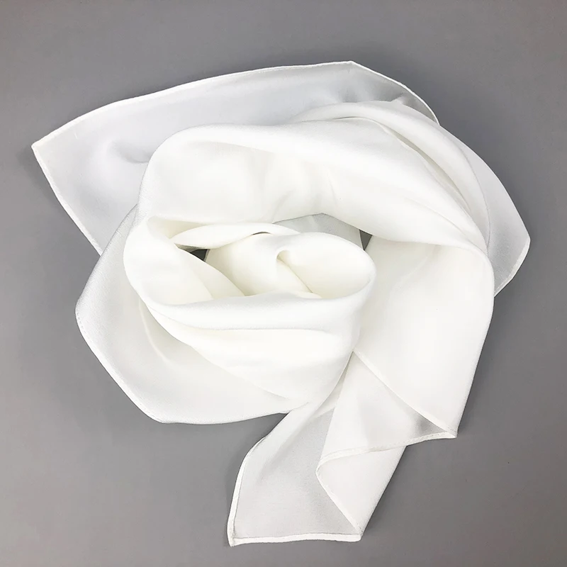 New Women Silk Scarf Square Ne - Ascot Neck Scarf 评论和价格