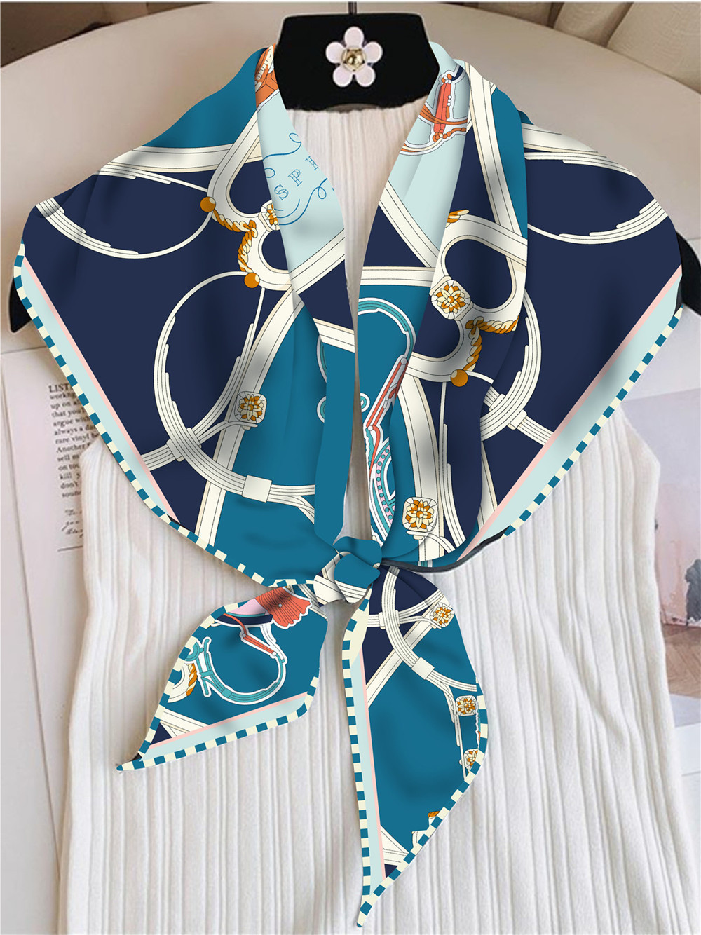 Triangle Shawls Silk Scarf Wom - Pashmina Wrap Large 评论和价格