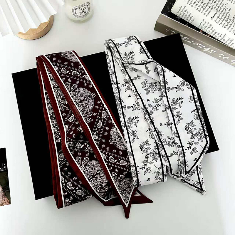 Luxury Fashion Woman Skinny Si - Silk Neck Scarf 评论和价格