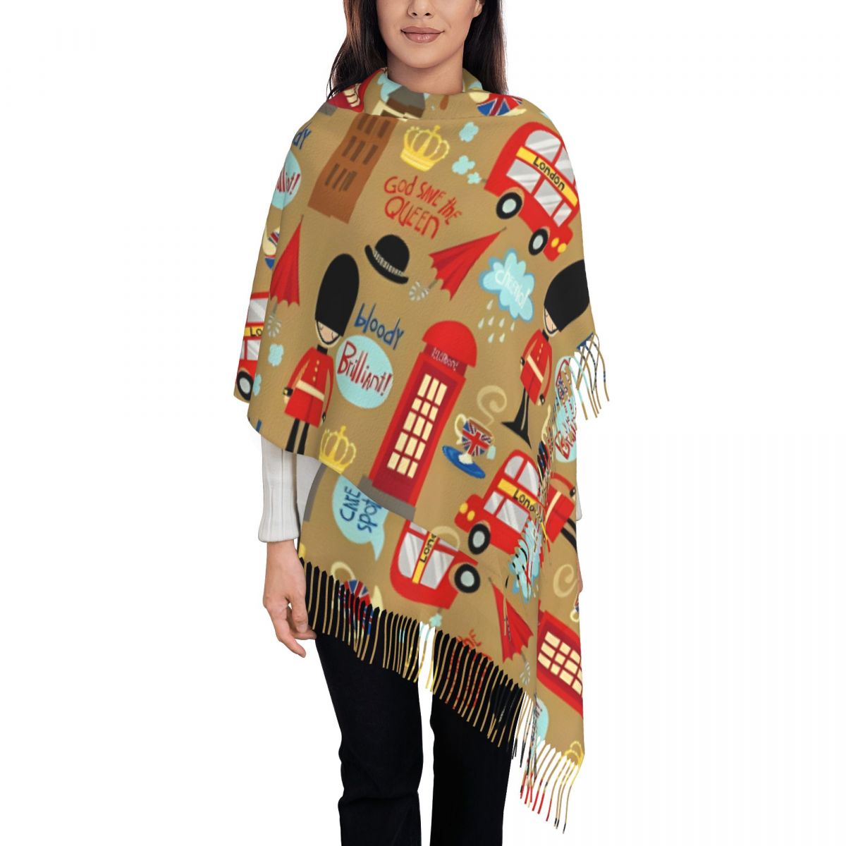 Enchanted London Scarf for Wom - Pashmina Wrap Large 评论和价格