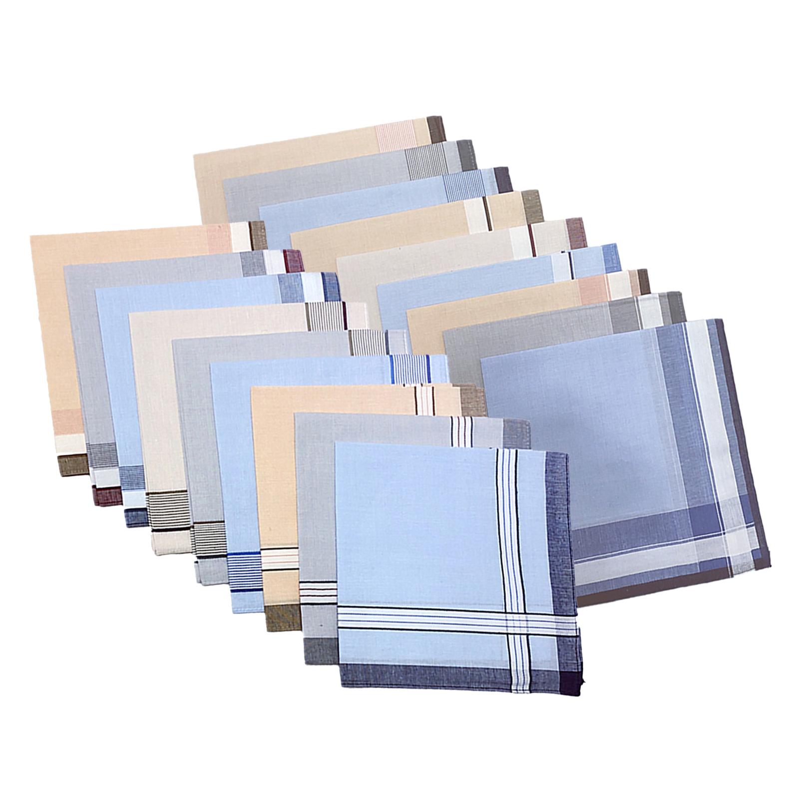 Cotton Men Handkerchiefs 16inc - Handkerchief Cotton Men 评论和价格
