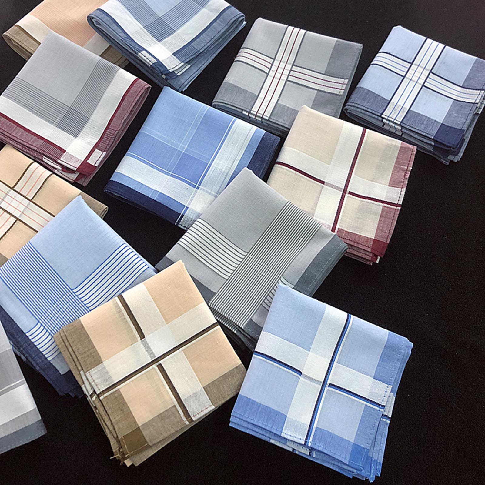 Cotton Men Handkerchiefs 16inc - Handkerchief Cotton Men 评论和价格