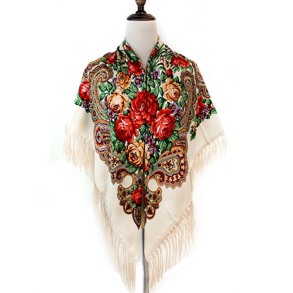 135*135cm Russian Style Square - Bandana Cotton 评论和价格